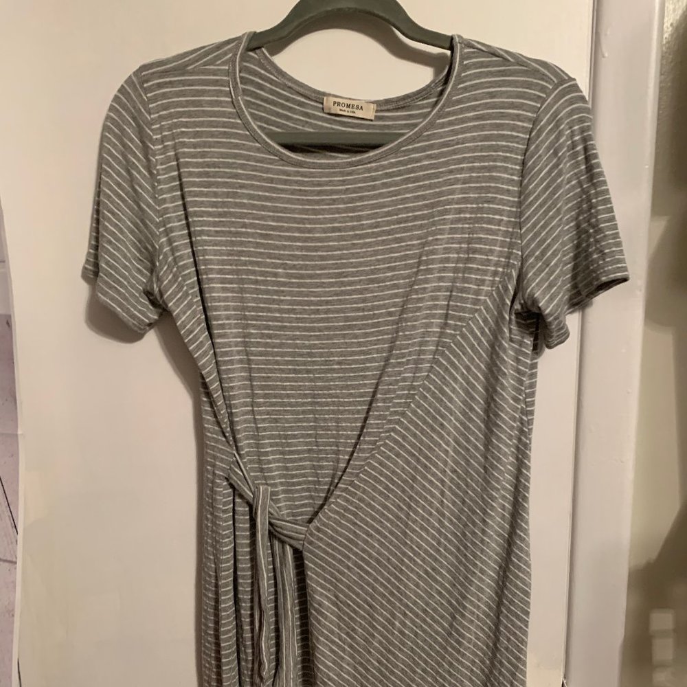 GRAY&WHITE Shirt Dress SZ M